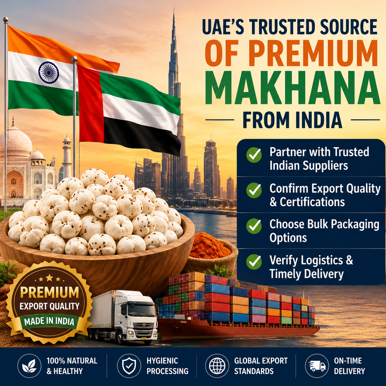AA Agro Trading – UAE’s Trusted Source for Premium Makhana